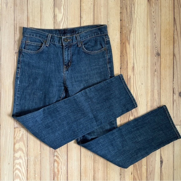 Calvin Klein Jeans Denim - Vintage Calvin Klein Jeans dark blue wash straight leg jeans stretchy material